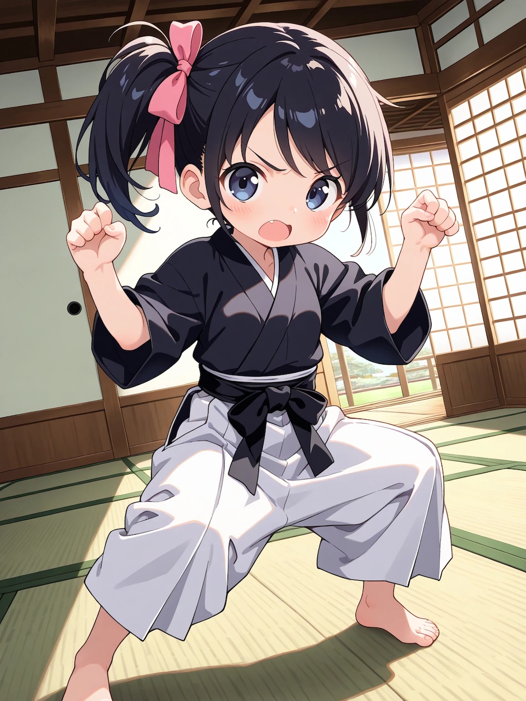 道着のさやかちゃん