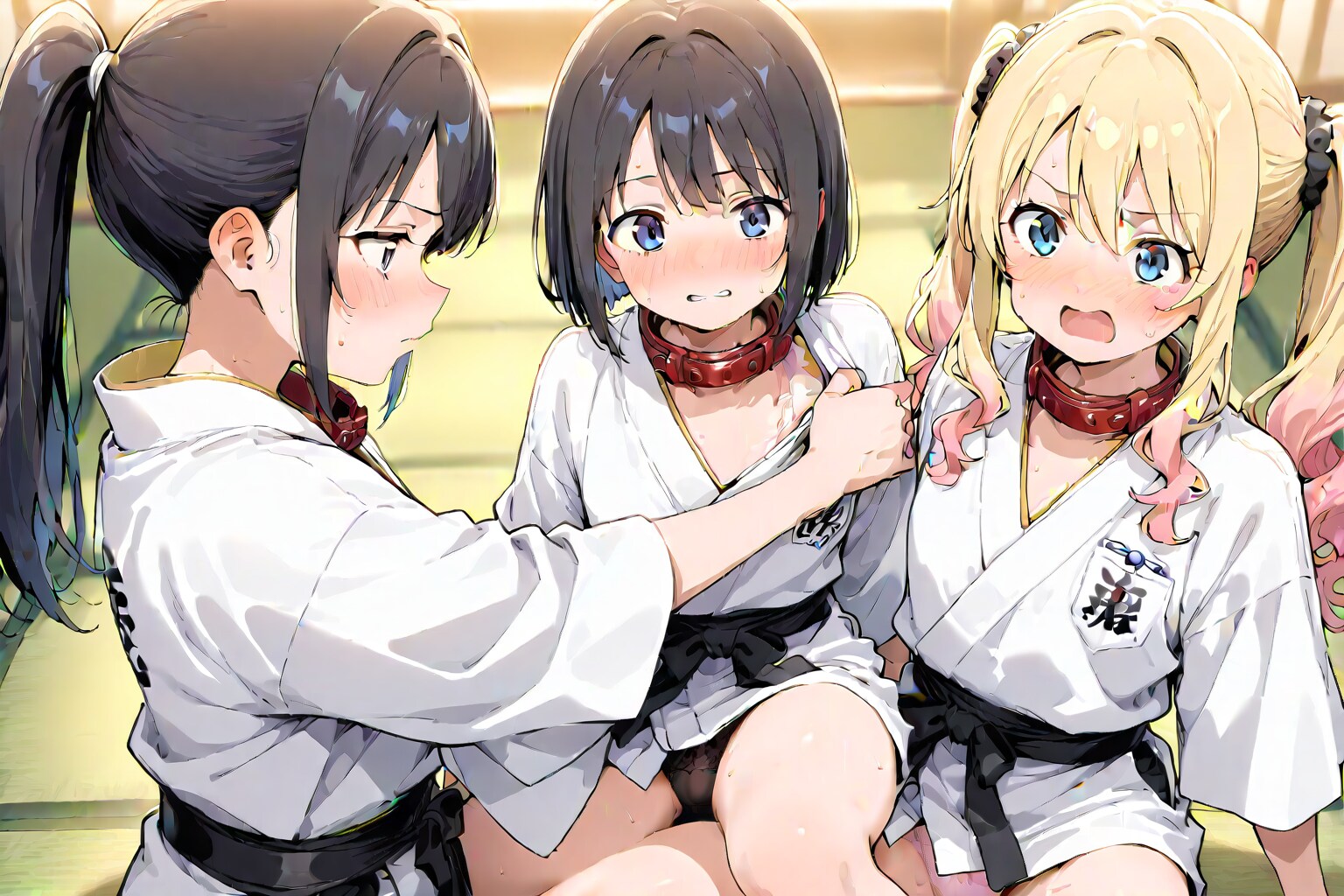 健全な柔道の試合　07