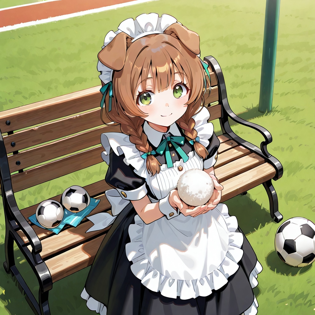 サッカー部マネージャー犬耳メイドちゃん