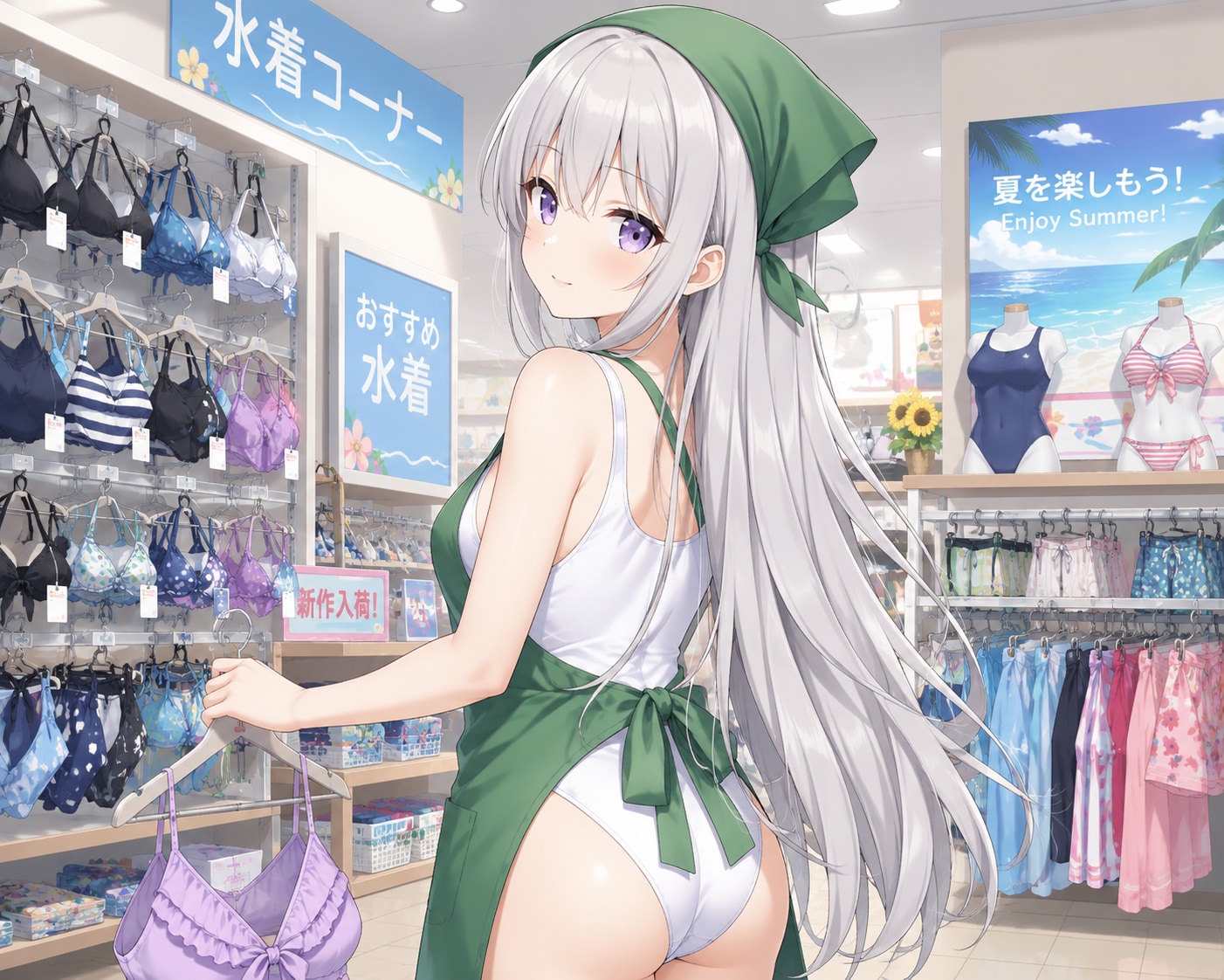 水着売り場のVEGAちゃん