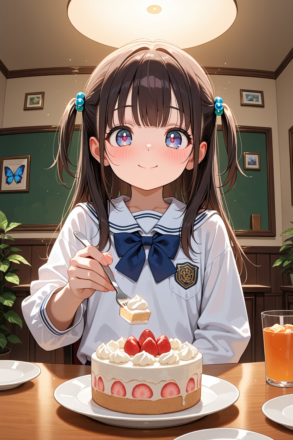ケーキ独り占め