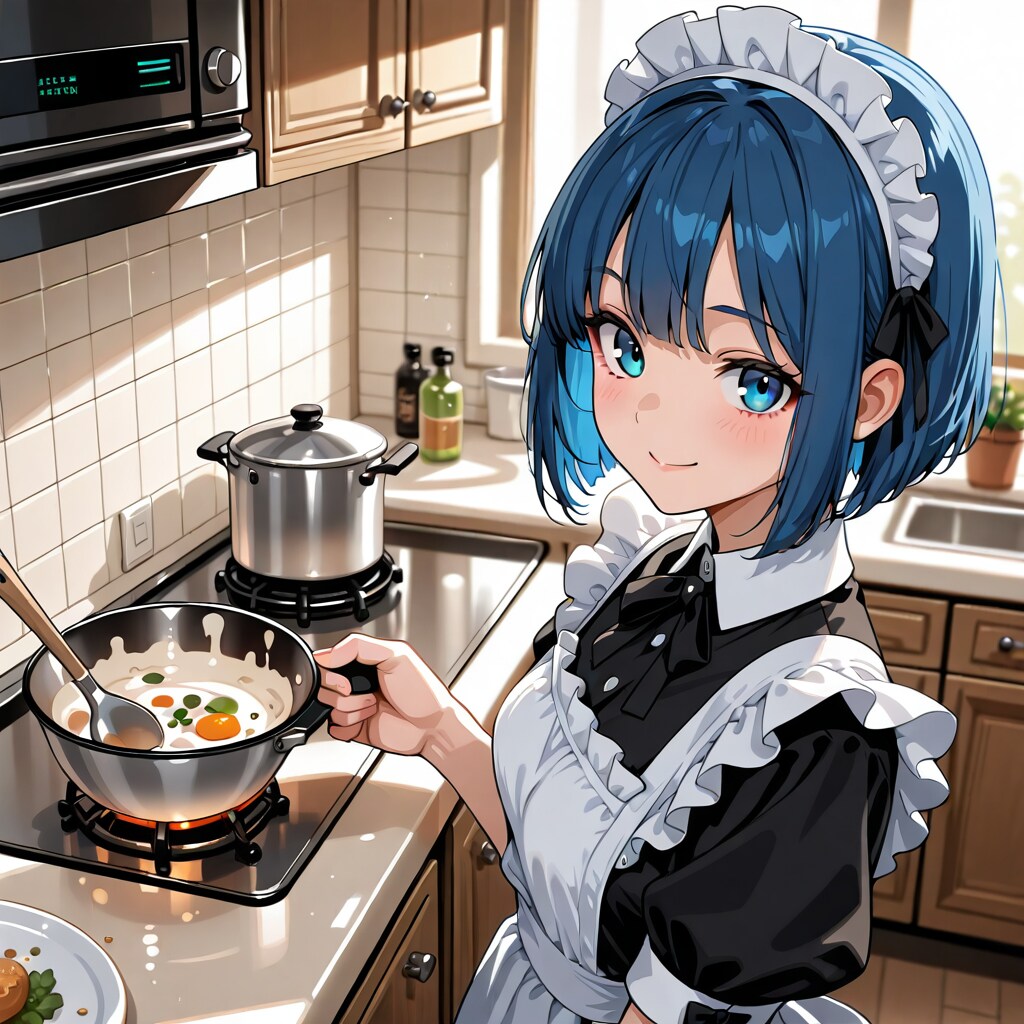 秋麗あいちゃん今日もお料理だ　弾 | の人気AIイラスト・グラビア