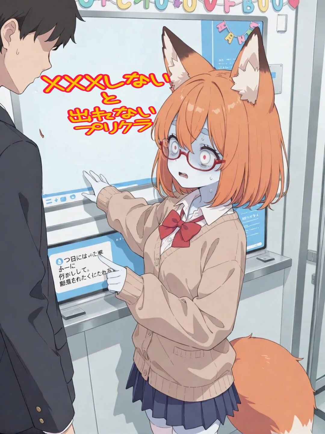 XXXしないと出れないプリクラ
