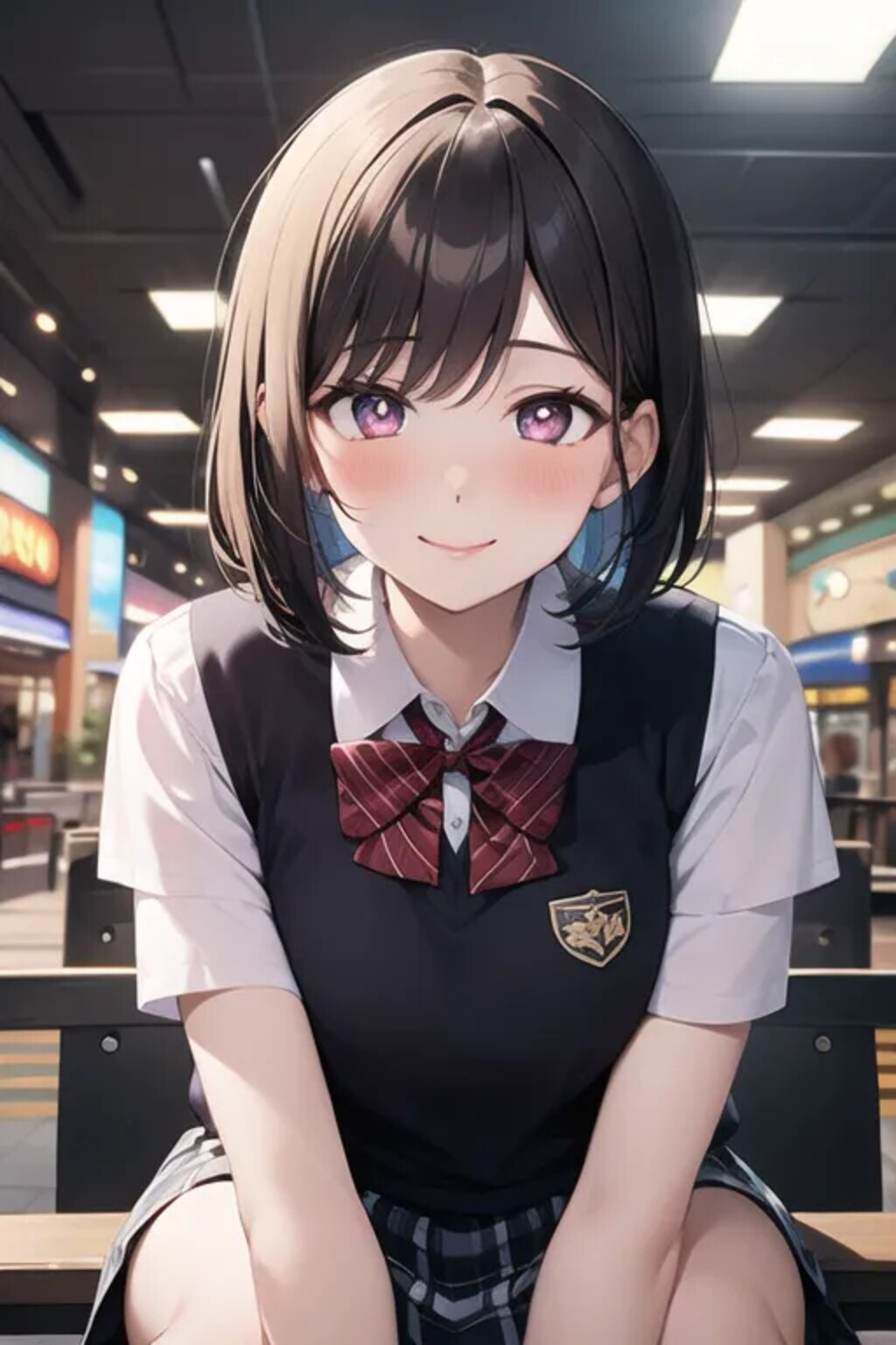 これ持って一緒に写真撮ろ？