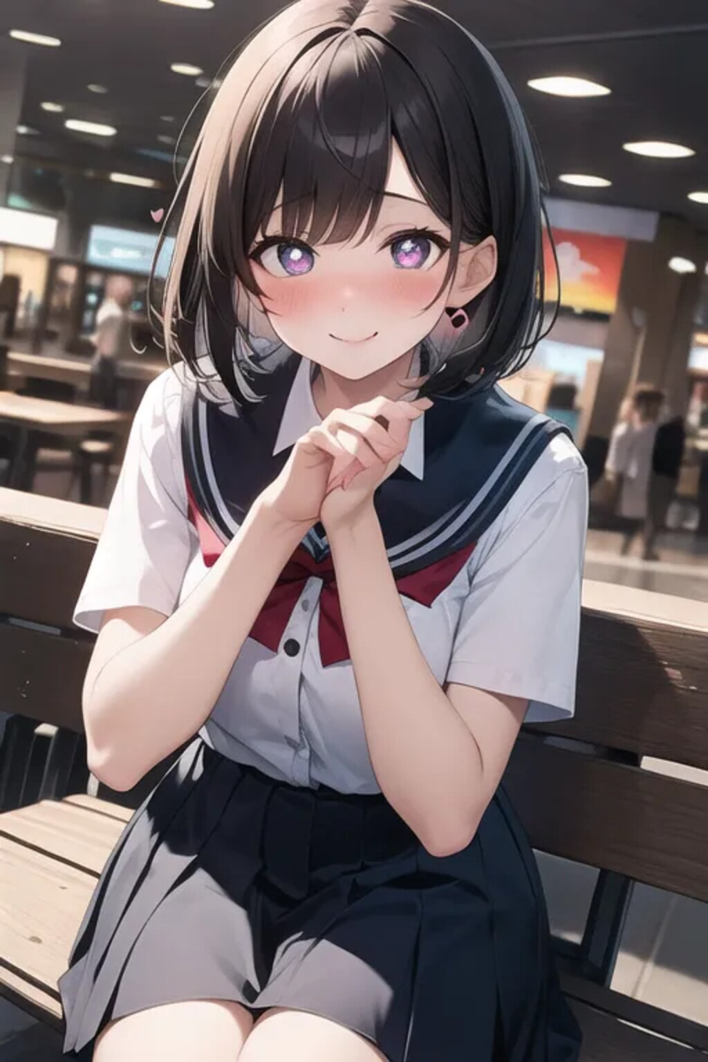 これ持って一緒に写真撮ろ？