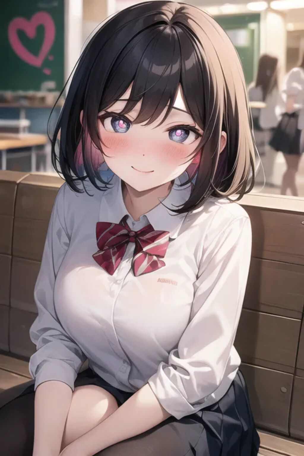 これ持って一緒に写真撮ろ？