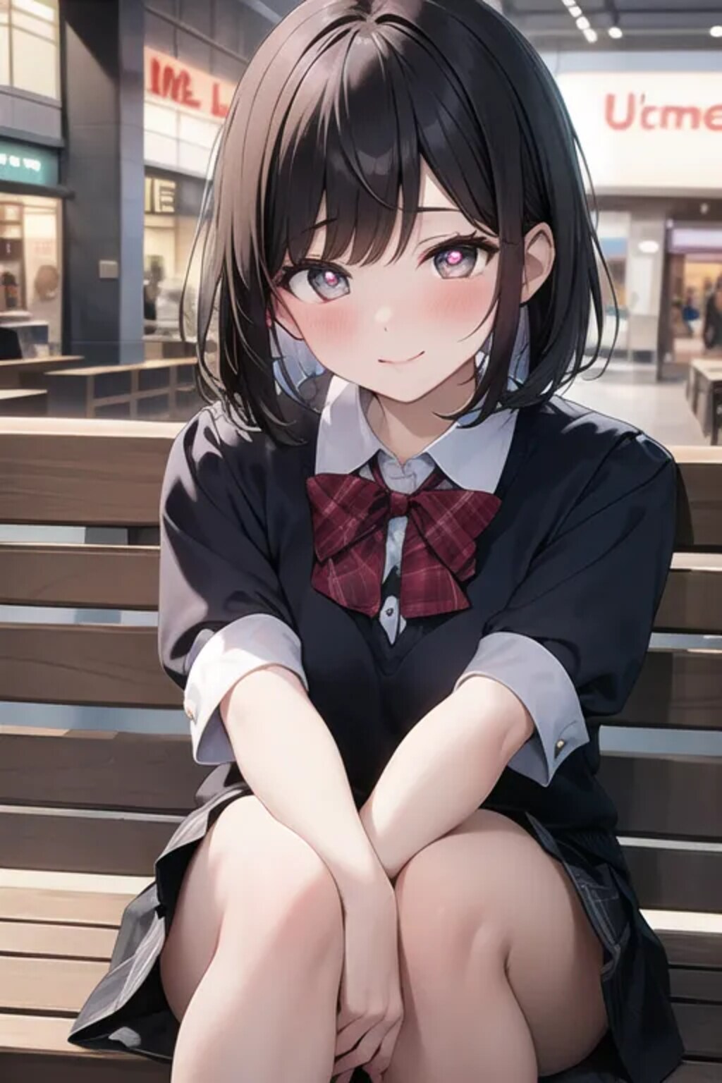 これ持って一緒に写真撮ろ？