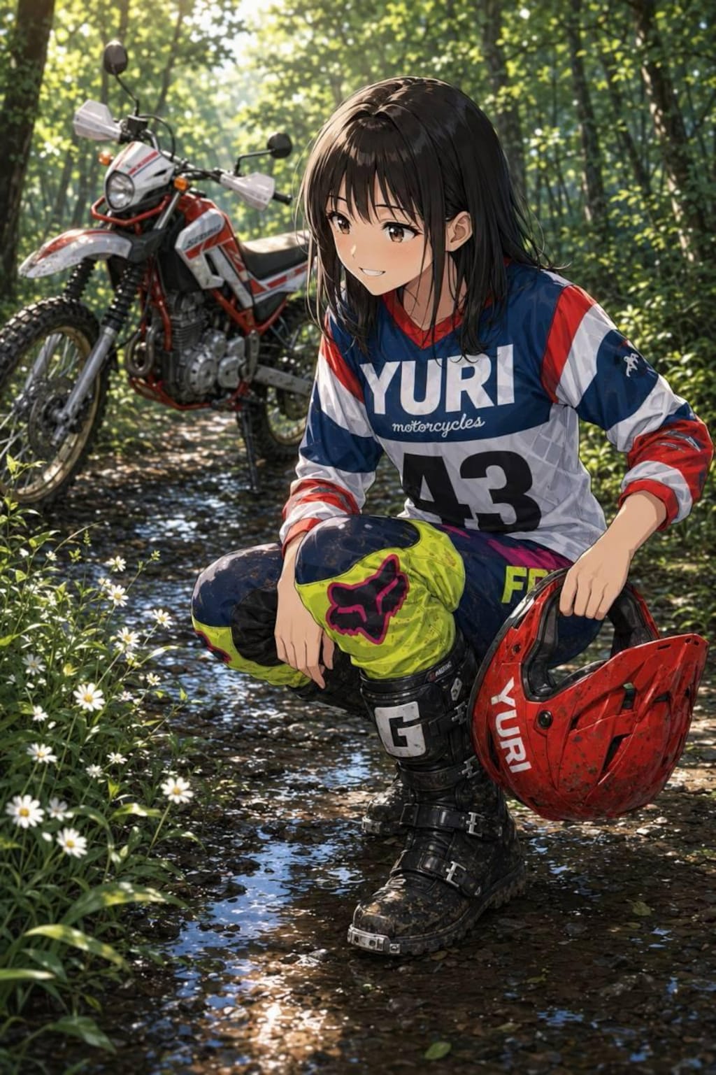 暑いので水辺へ行きます