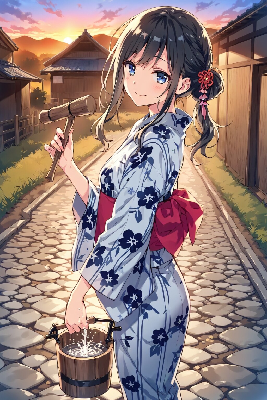 打ち水【失敗】