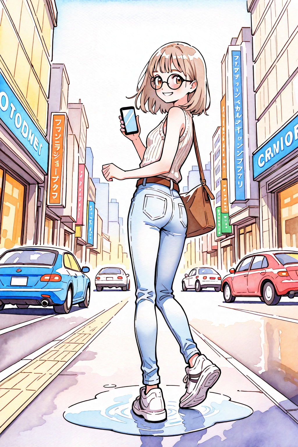 こっちでいいのかな？ | の人気AIイラスト・グラビア