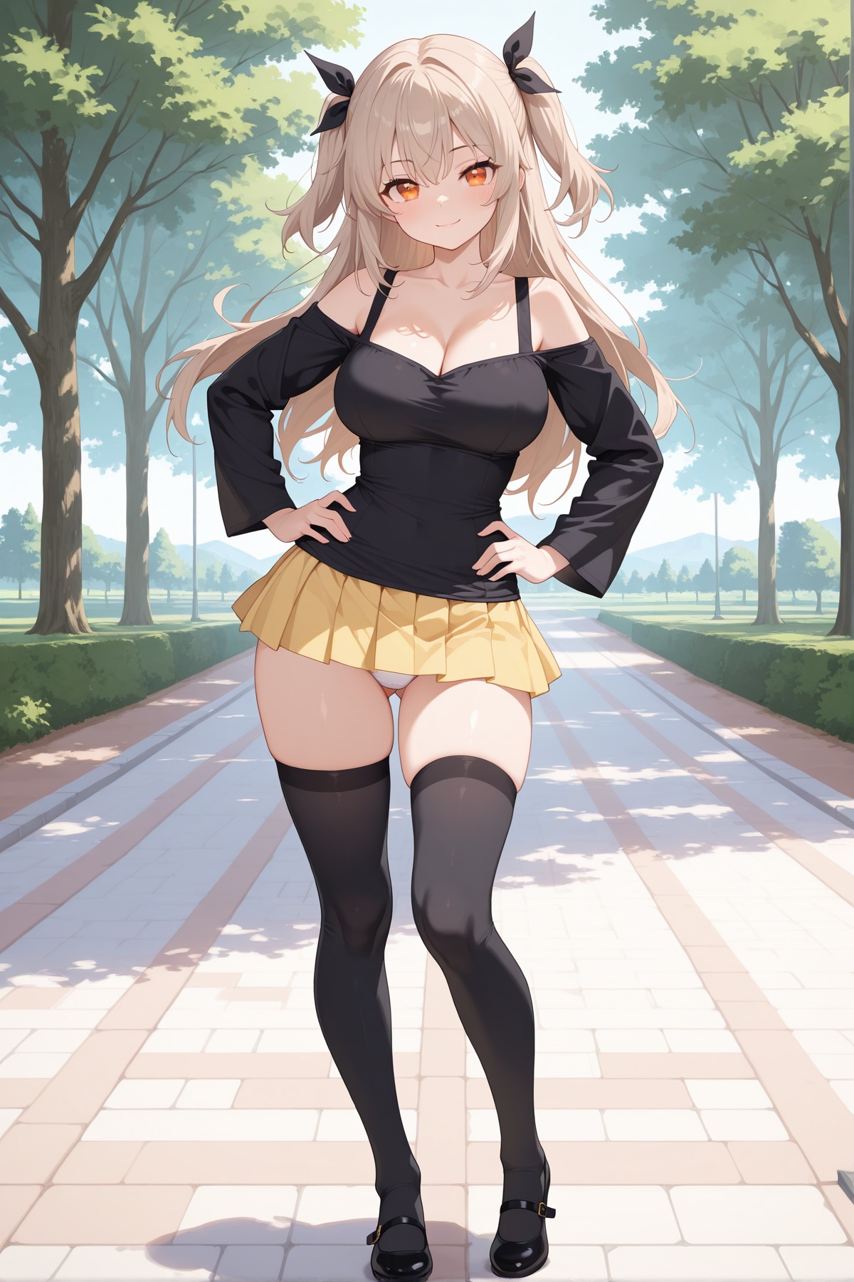 私服パンチラ美少女