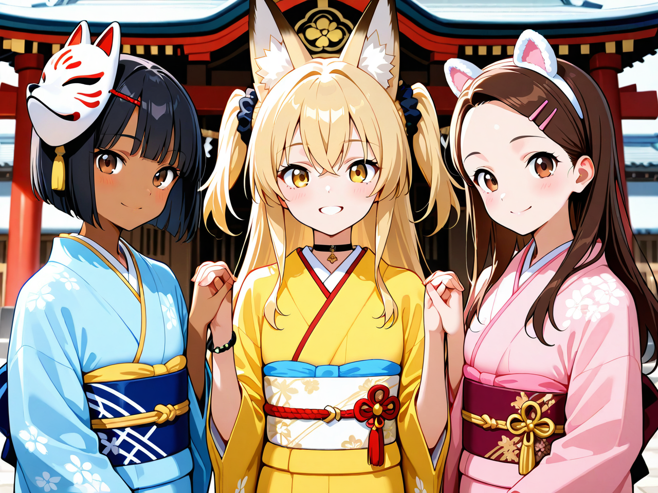 ミラさんと初詣 | の人気AIイラスト・グラビア