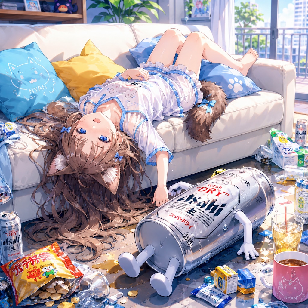 ぐったりな小さな女の子