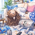 ぐったりな小さな女の子 3枚目