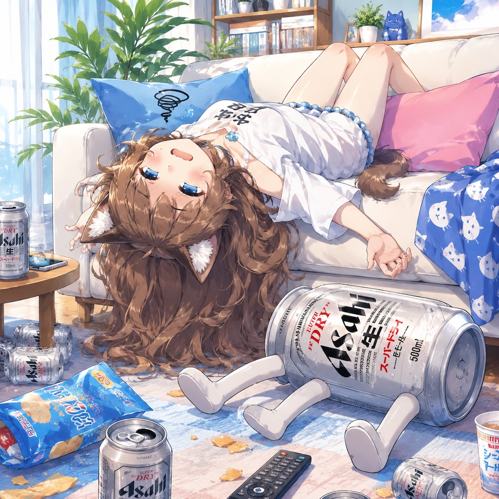 ぐったりな小さな女の子
