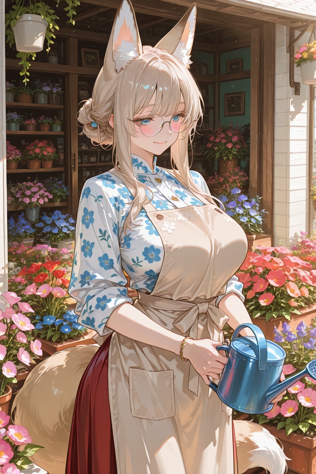キツネ耳 02 +水彩