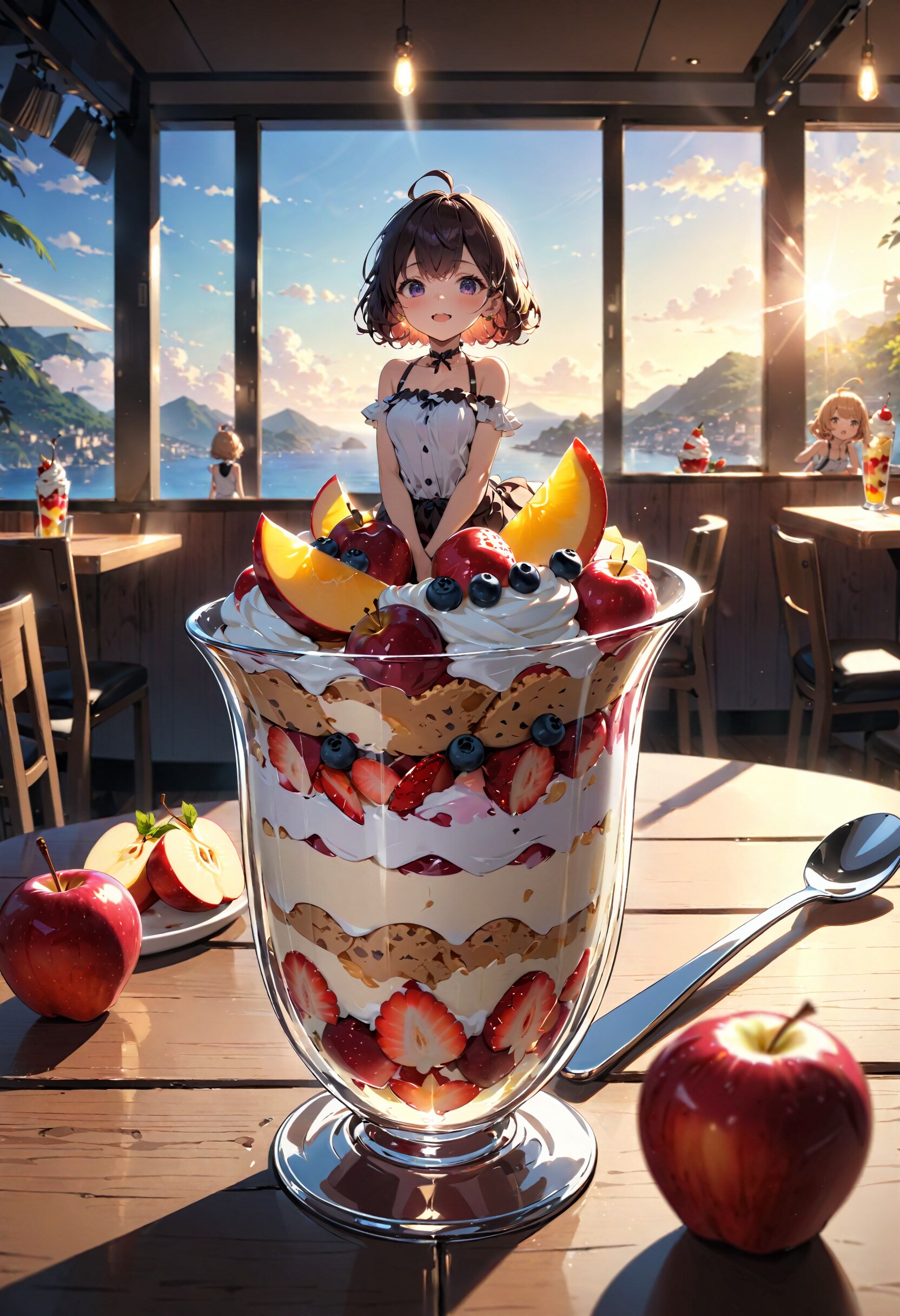 Girl on a Parfait　その6 | の人気AIイラスト・グラビア