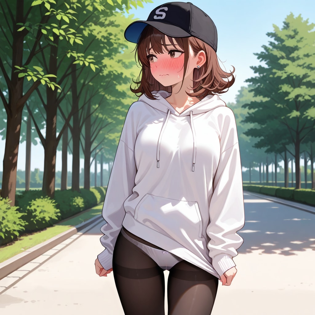 私服のOLさん