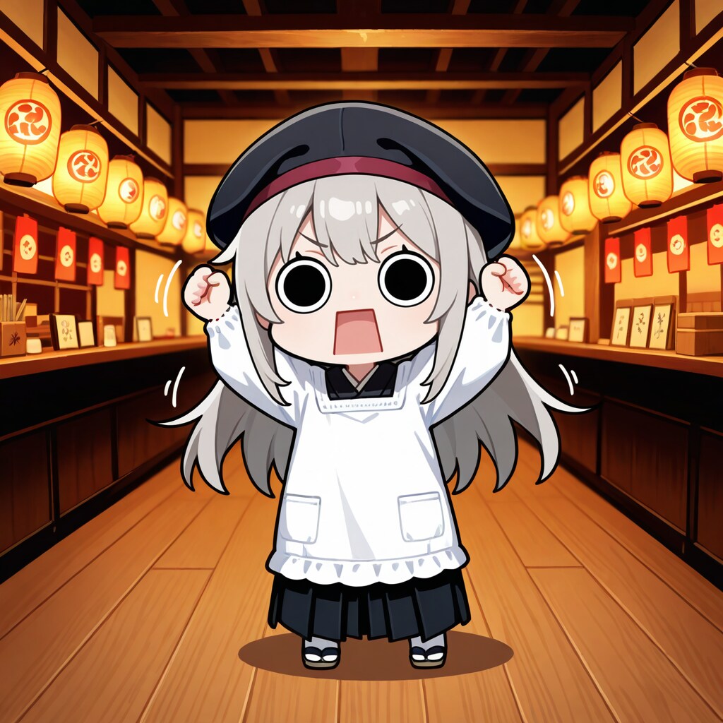 両腕を振るえらいこっちゃ嬢 | の人気AIイラスト・グラビア