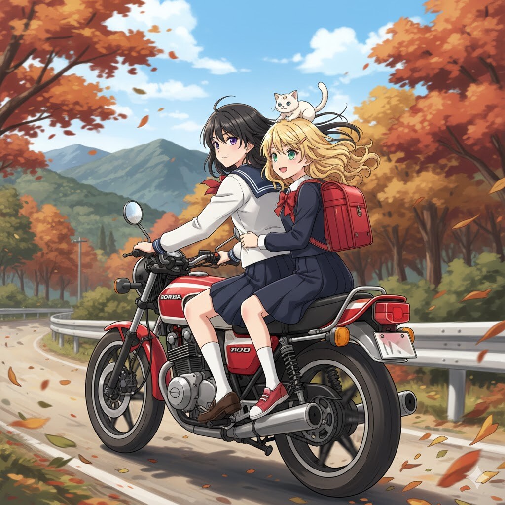 秋の峠道ツーリング