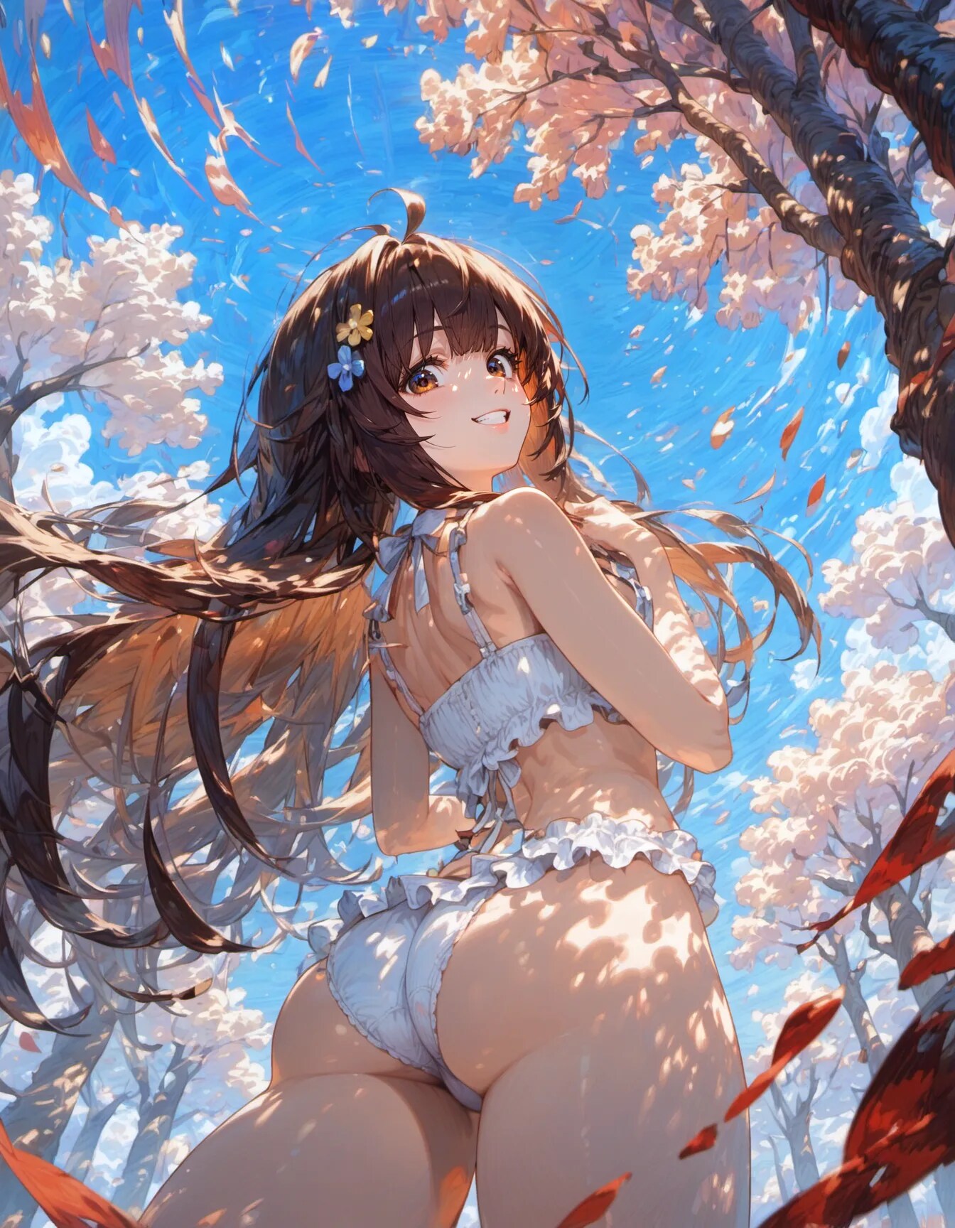 Beneath the Dancing Blossoms