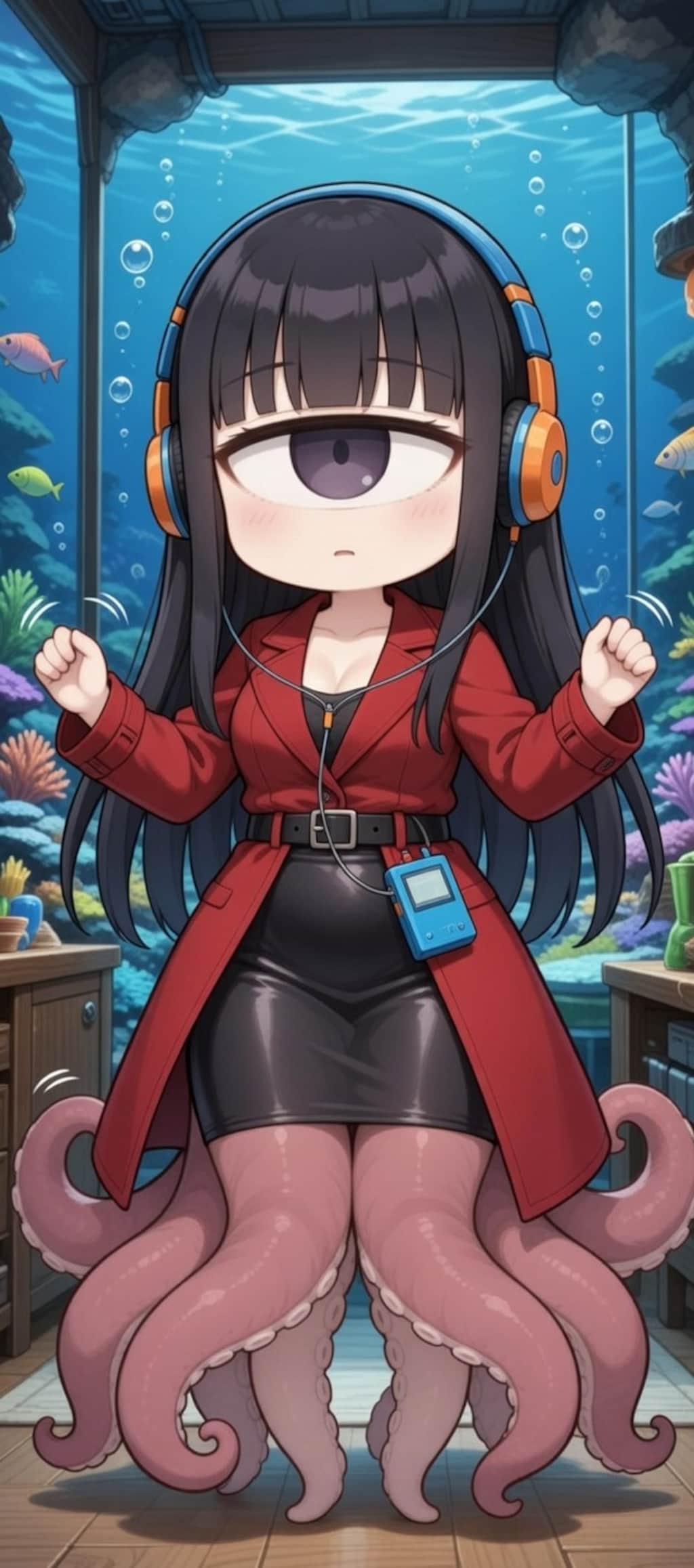 単眼スキュラちゃん.47　音楽を楽しむ