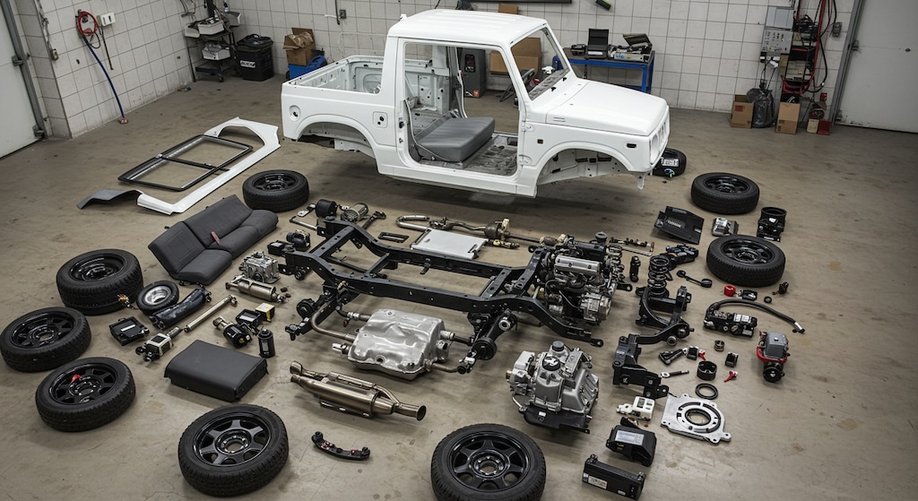 スズキジムニー分解