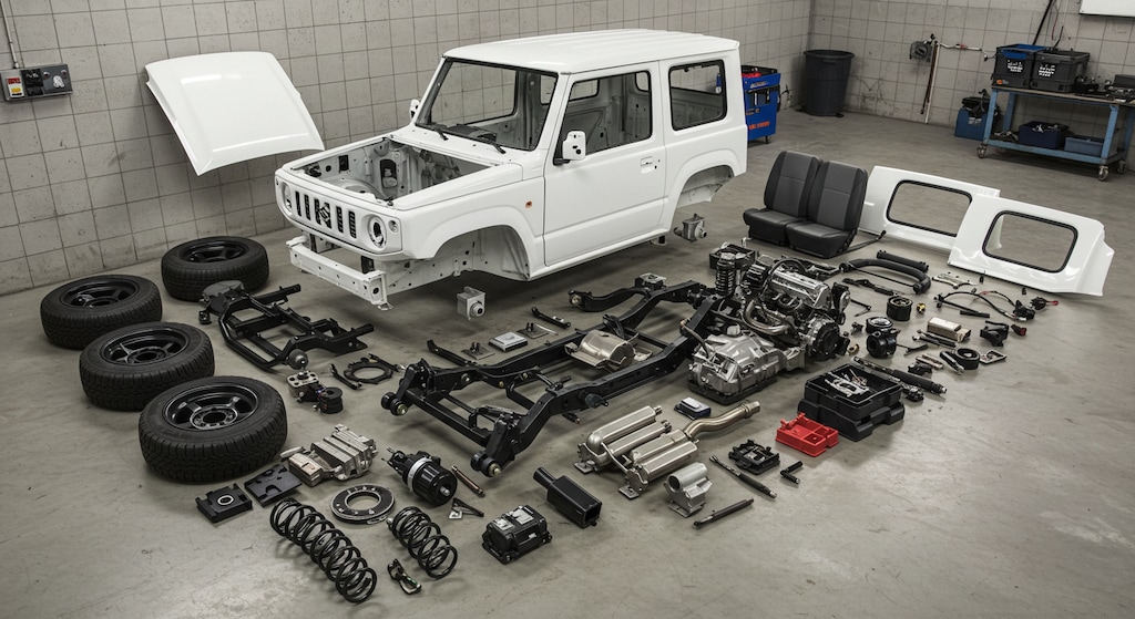 スズキジムニー分解