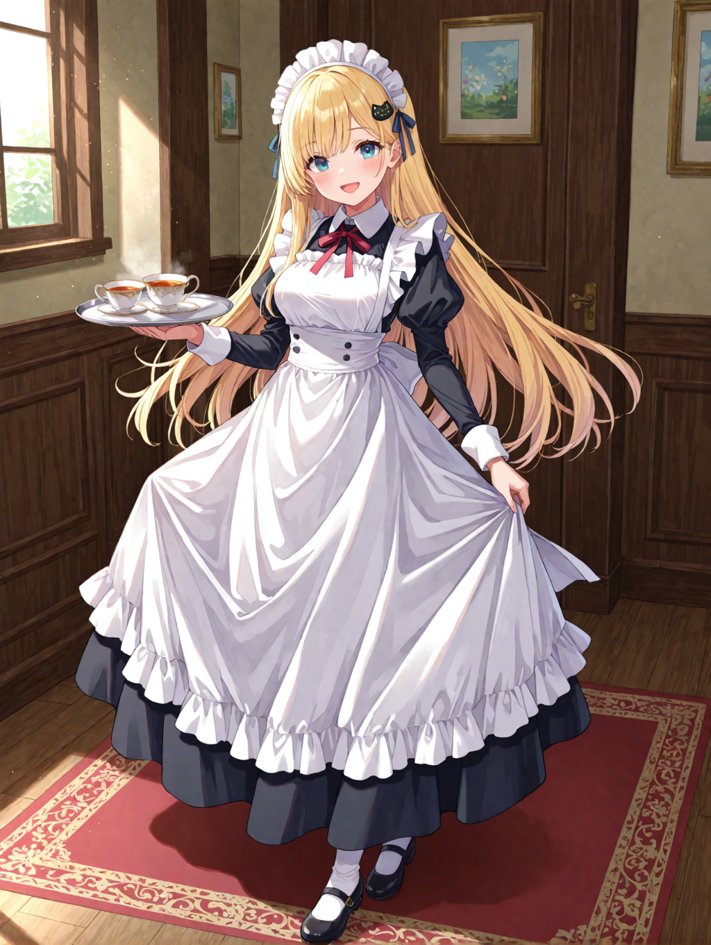 メイド姿のひまりちゃん