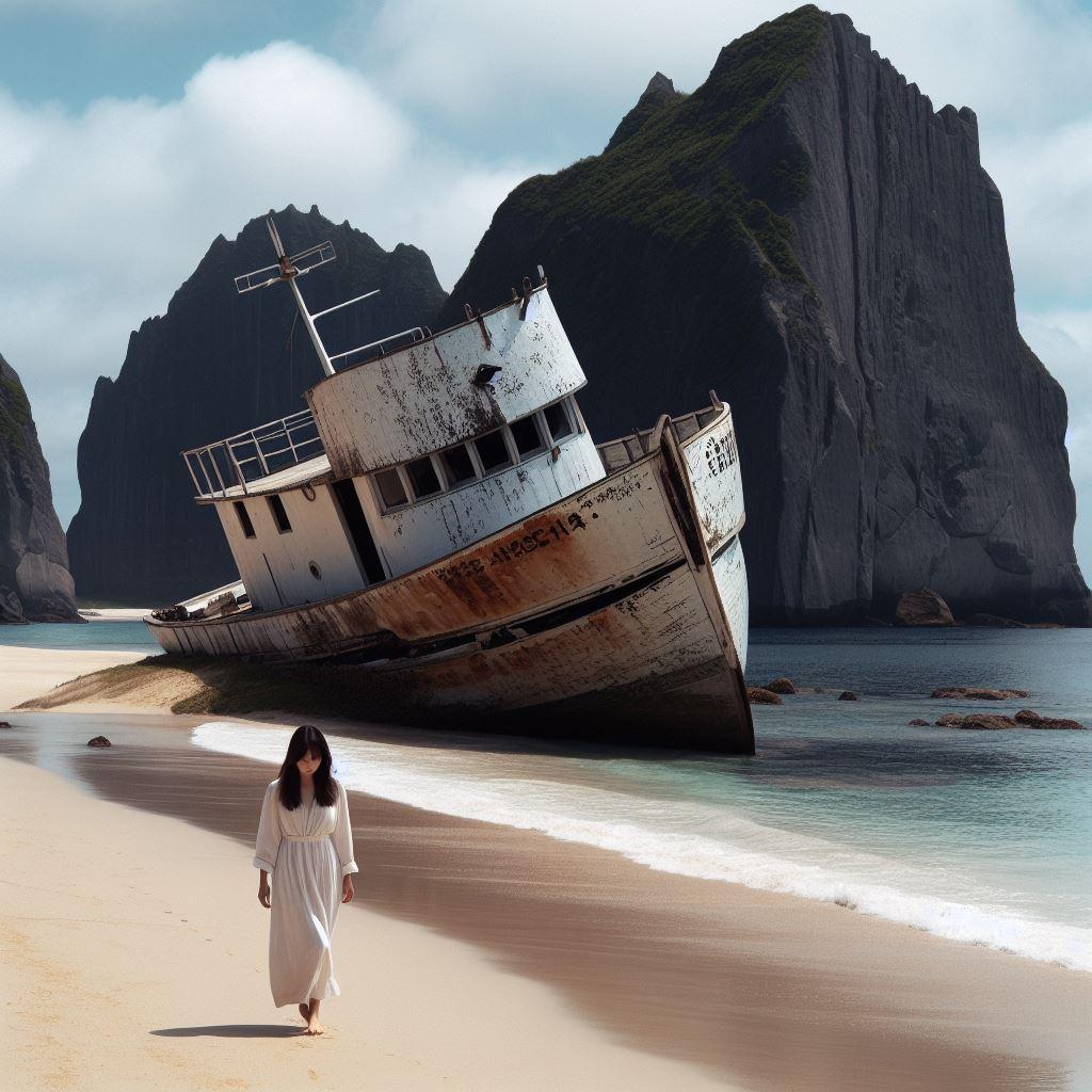 難破船