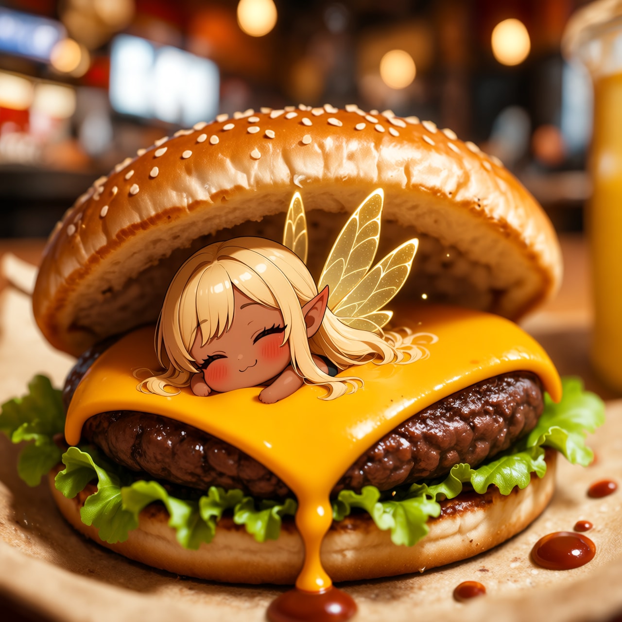 ハンバーガーの妖精