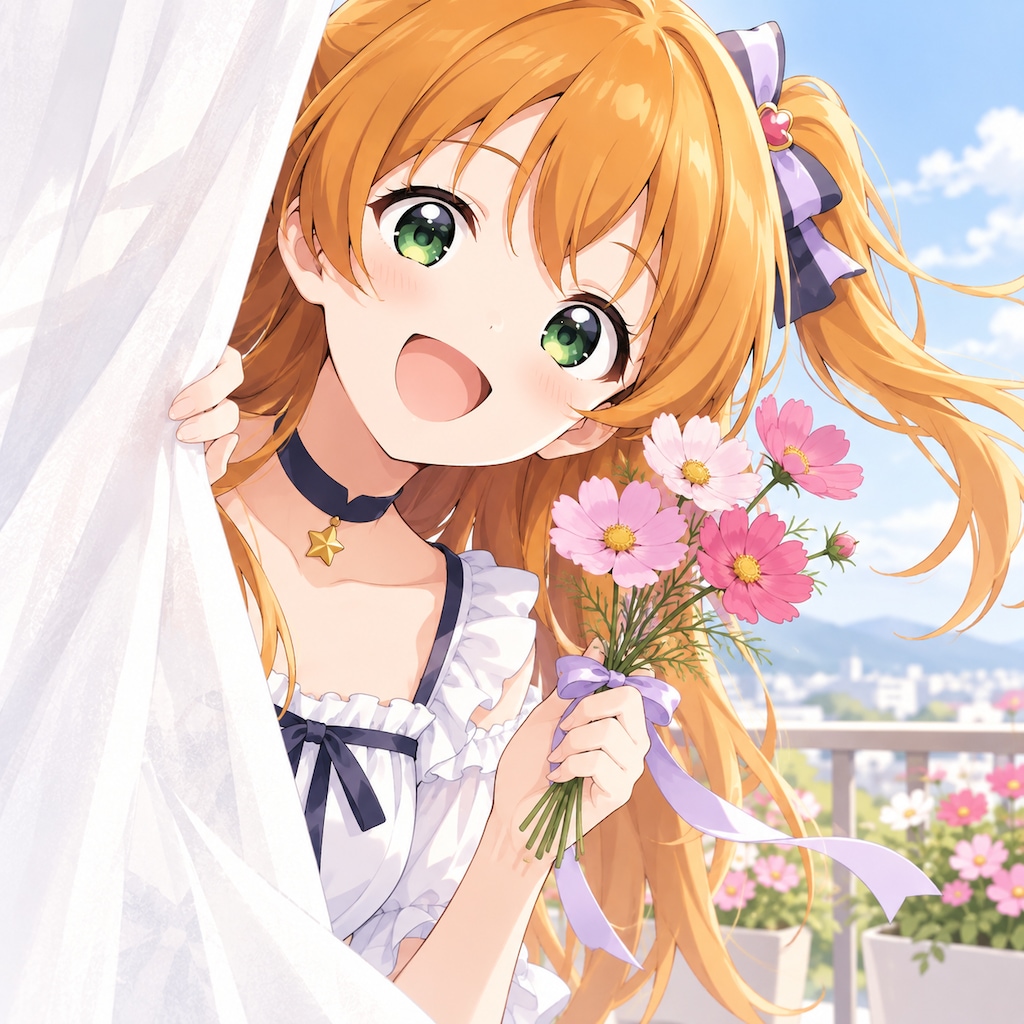 こんにちは秋桜（11）３時のアイドル　GPTimages2.5