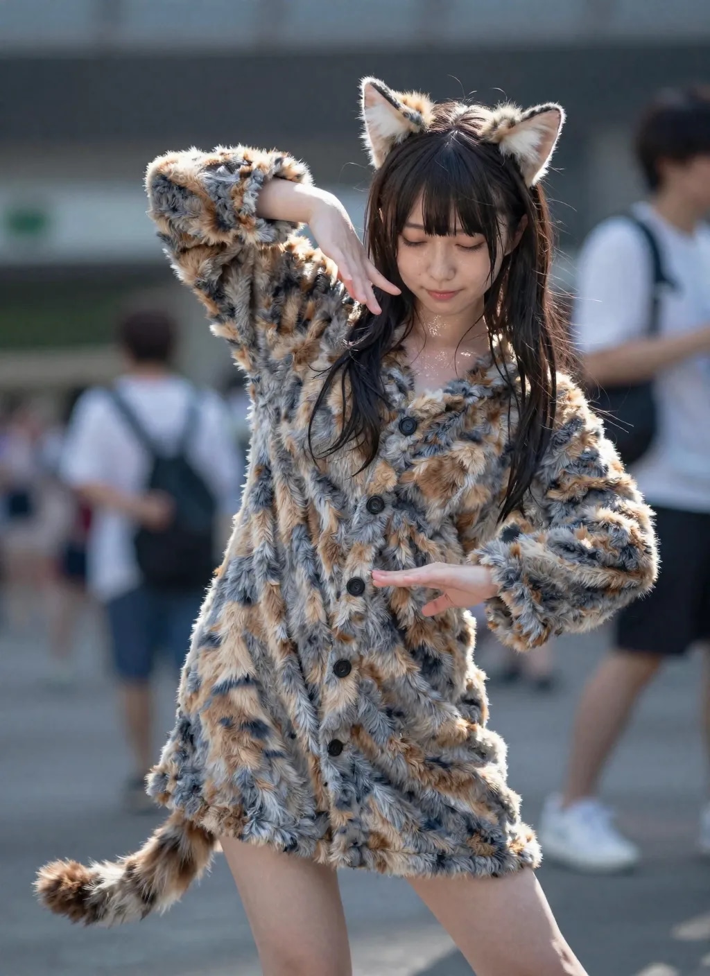 猫のコスプレ