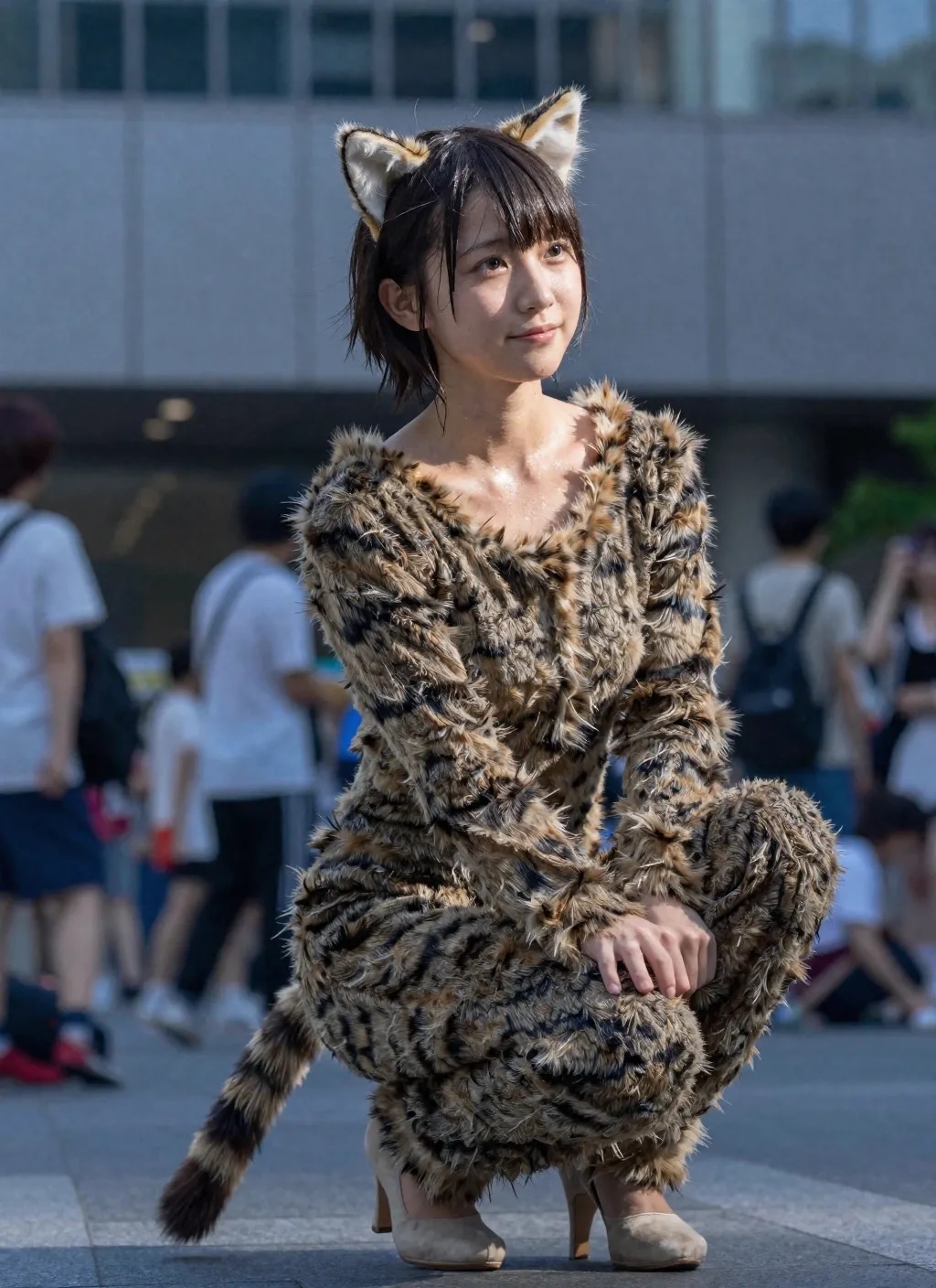 猫のコスプレ