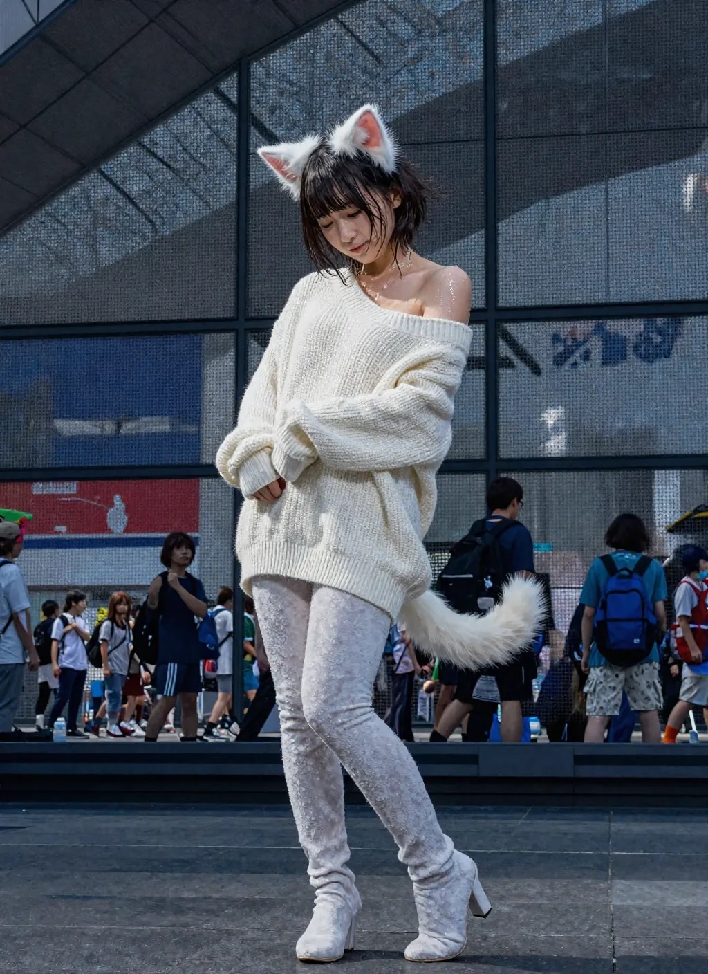 猫のコスプレ