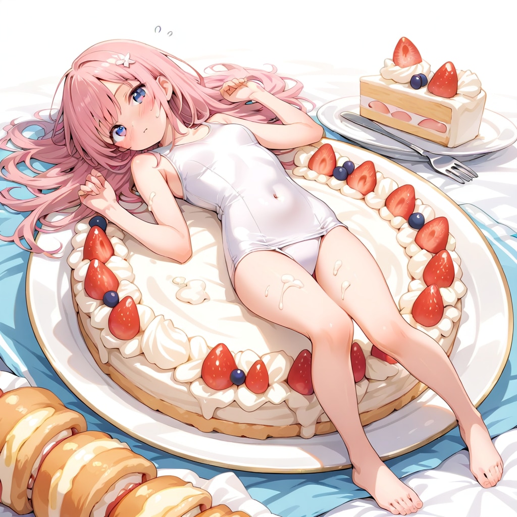 larimarでショートケーキ風女の子260805