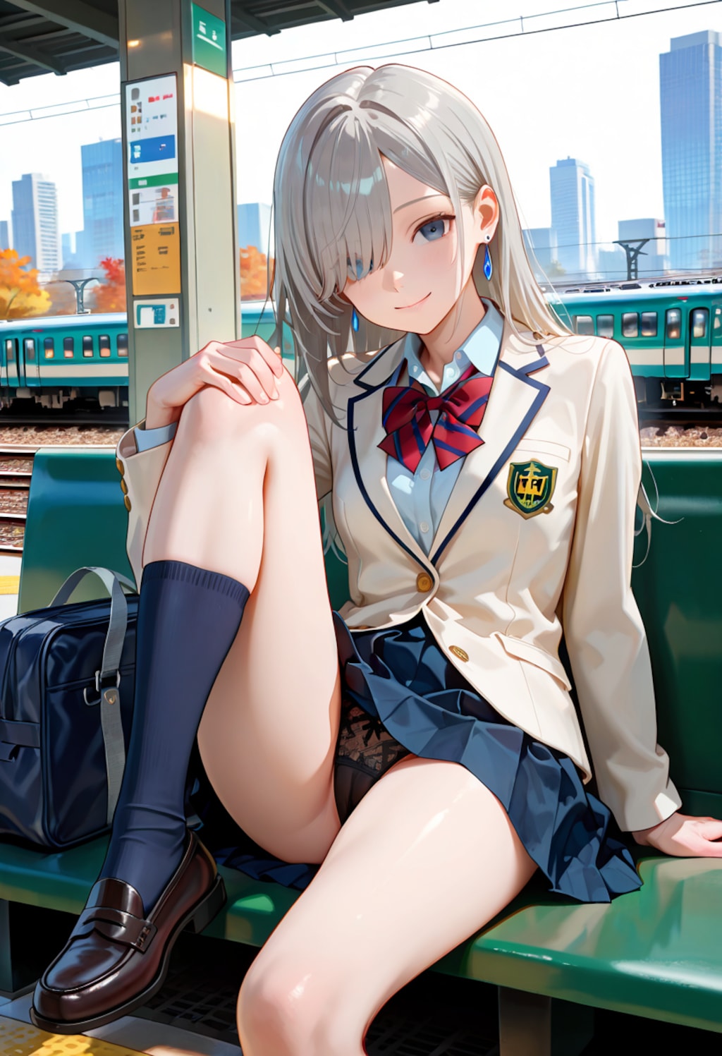 由璃亜 school uniform R15 (3)