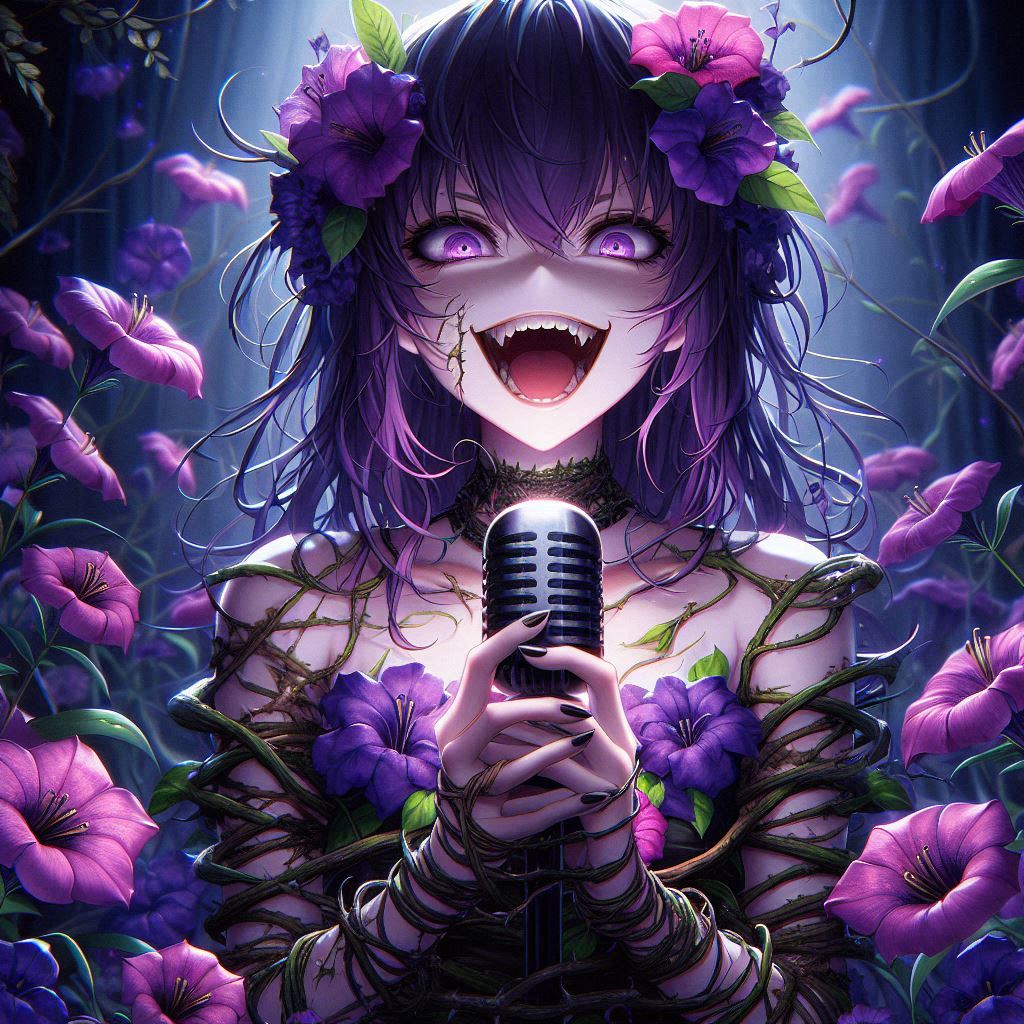 狂気のカンパニュラの歌い手 | の人気AIイラスト・グラビア