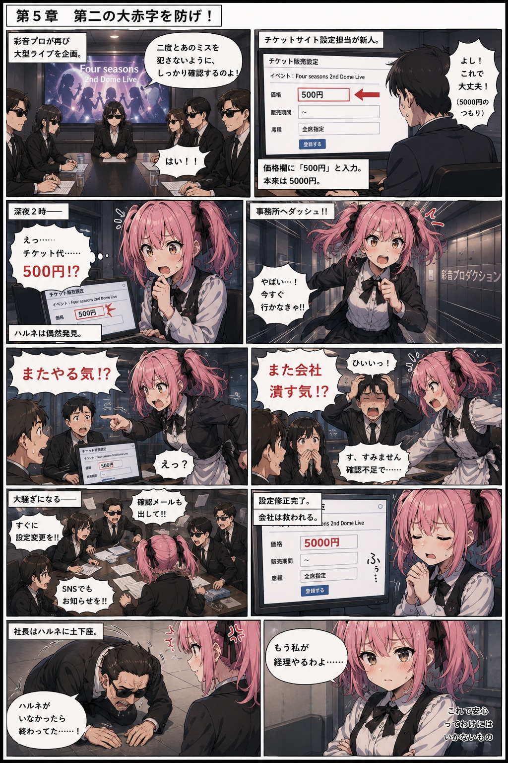 頑張れハルネちゃん〜アイドルと借金とウメコの秘密〜第4章〜最終章
