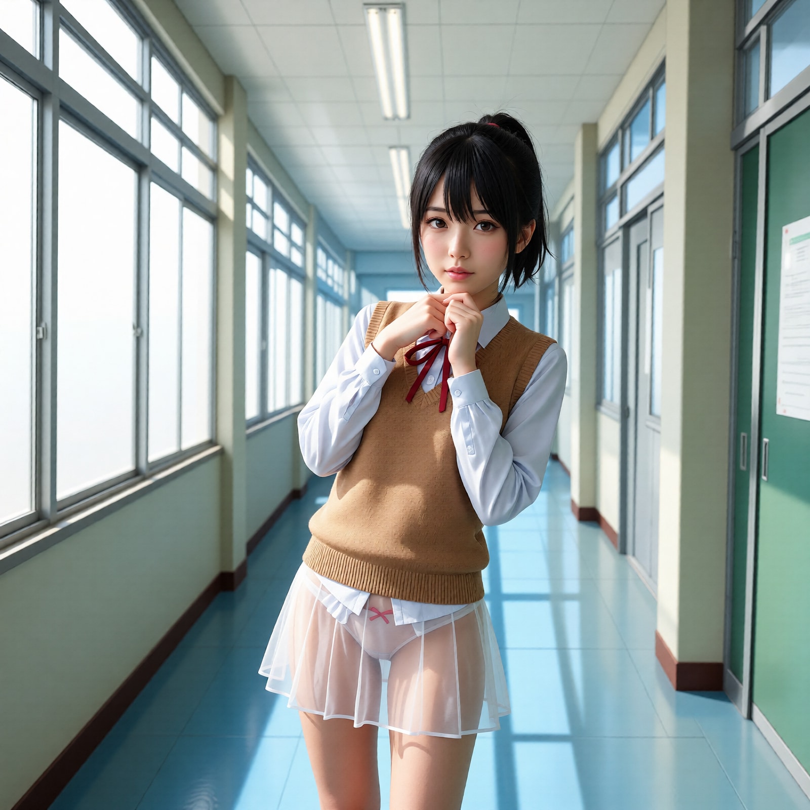 透けスカート