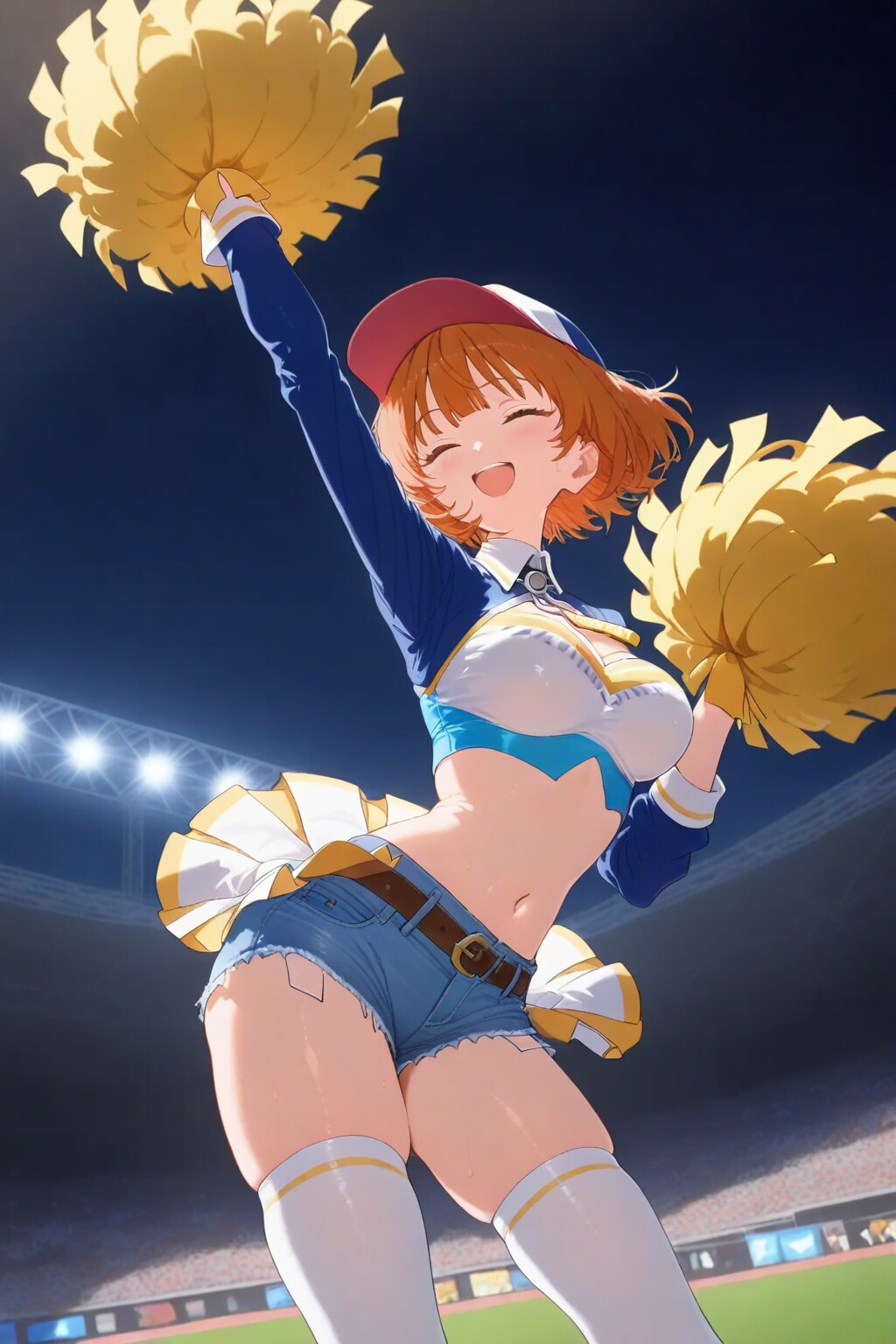 butter版デニム短パンチア