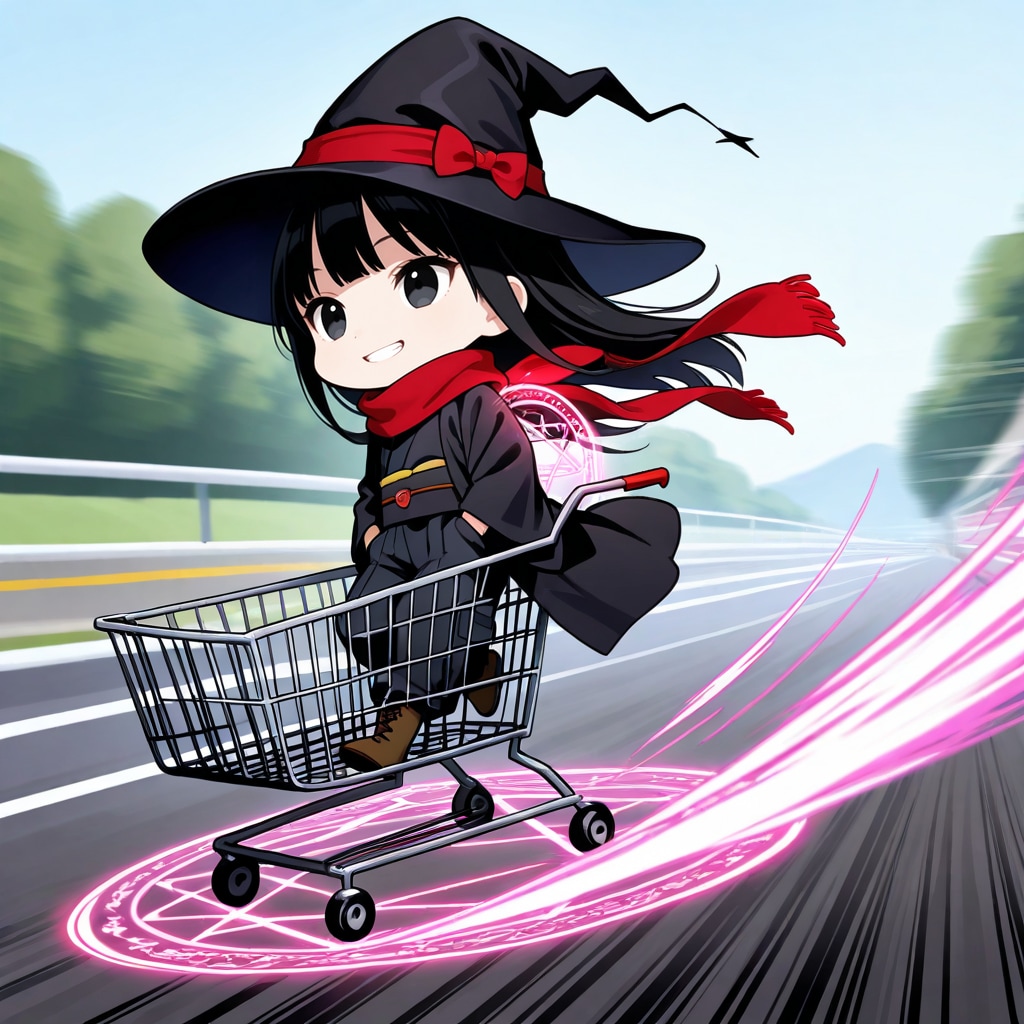 マジックショッピングカート魔女さん