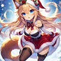クリスマスきつねさん 3枚目