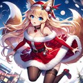 クリスマスきつねさん 8枚目