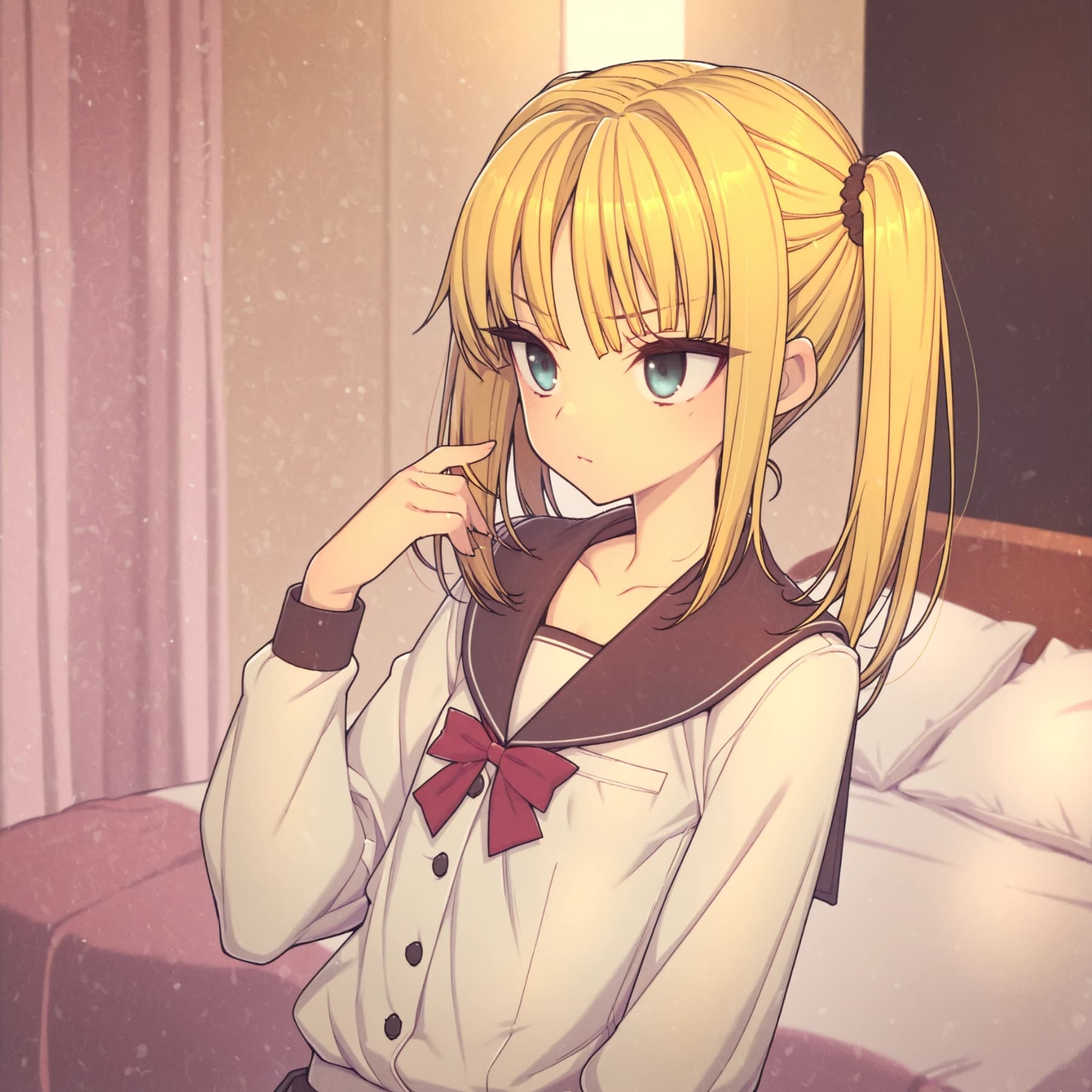 涙目な女の子
