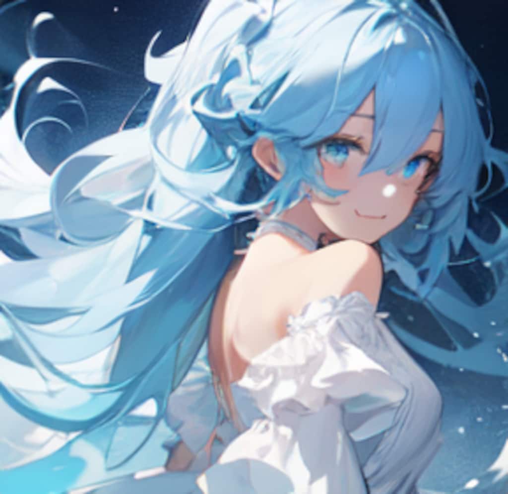 澄んだ水色３