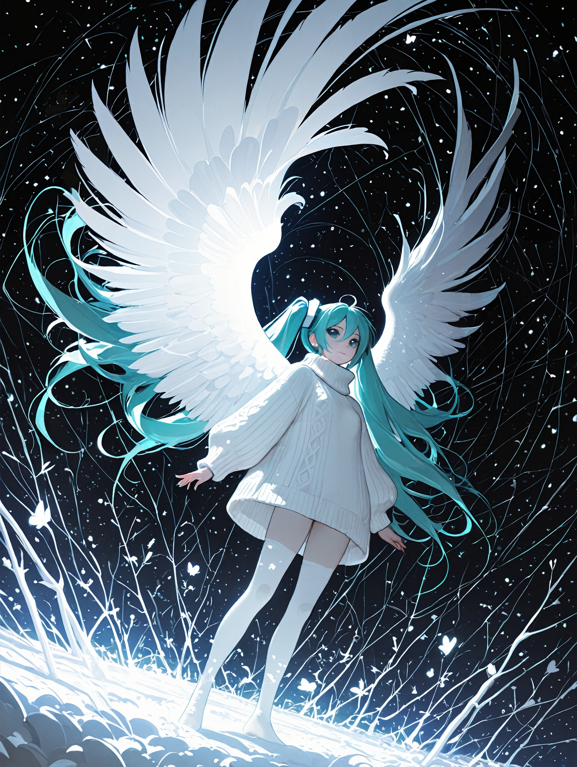 翼 | の人気AIイラスト・グラビア