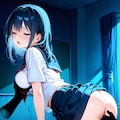 幽霊に開発される少女 2枚目