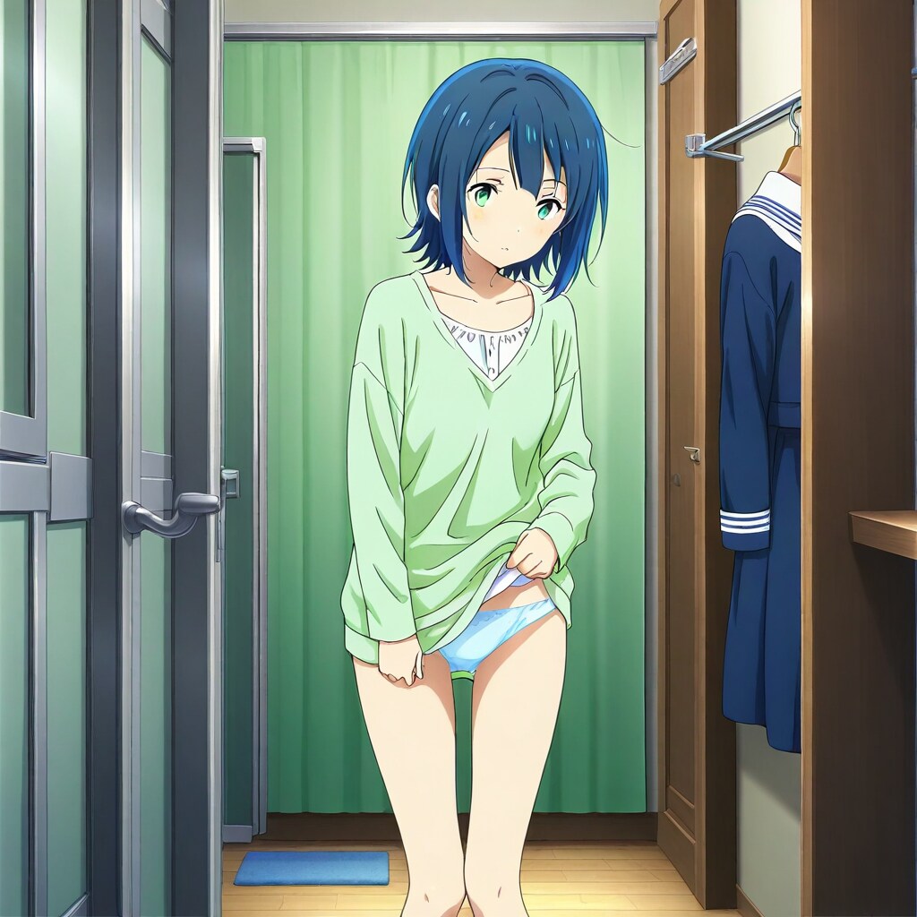 下着チラ見せ