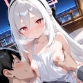 ケイ(ブルーアーカイブ)_裸エプロン 4枚目